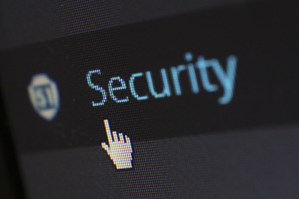 Tampilan keamanan digital pada komputer